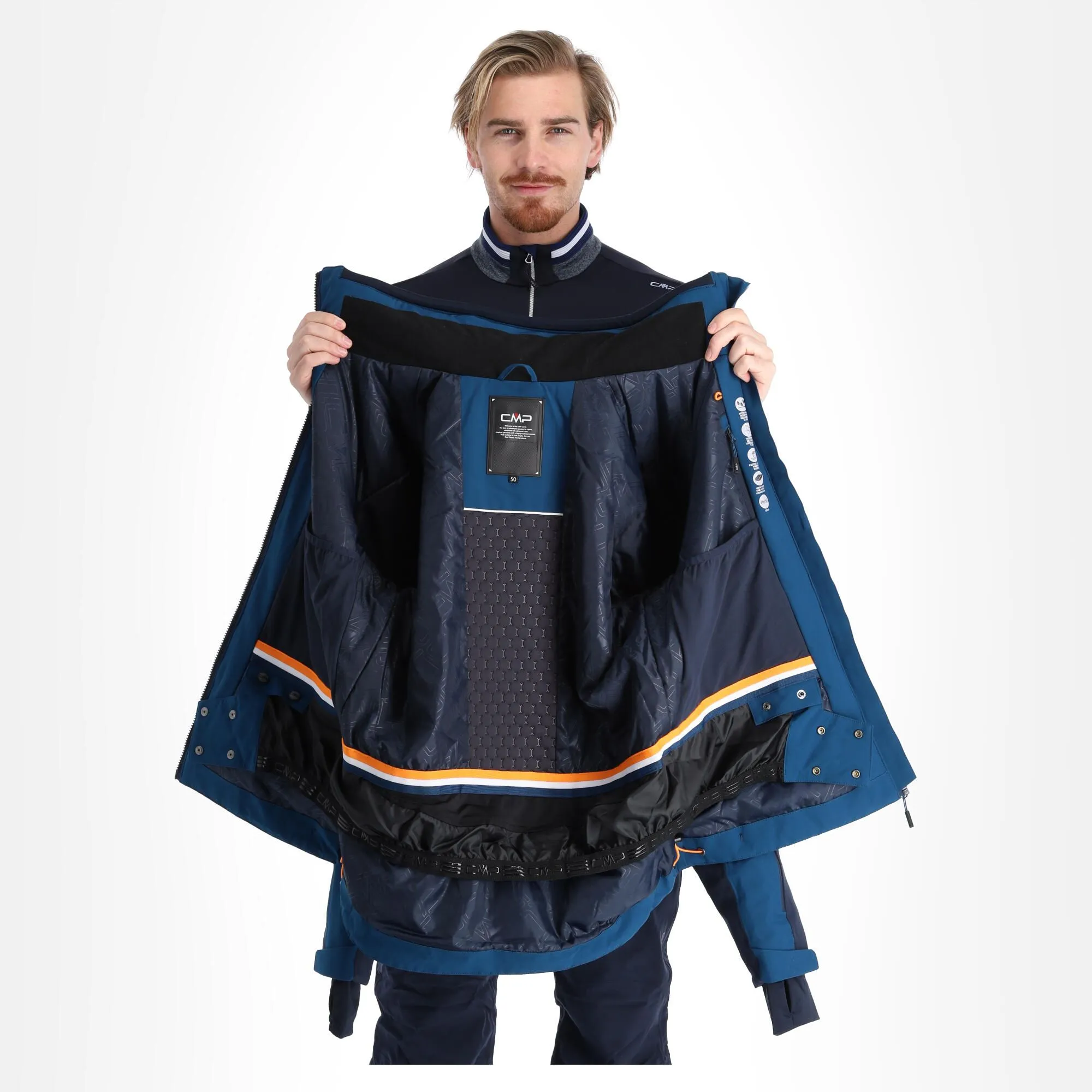 CMP, 31W0317 Veste De Ski Hommes Marine Bleu 7 CMP, 31W0317 Veste De Ski Hommes Marine Bleu – Image 5