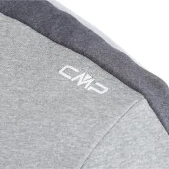 CMP, 32L0197 Pull De Ski Hommes Dark Melange Gris -ColourWear Soldes cmp 32l0197 ga ski pully heren dark melange grijs 22cmpxx135v3 BI 07