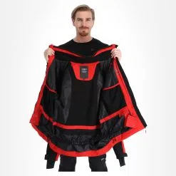 CMP, 32W0137 Veste De Ski Hommes Ferrari Rouge -ColourWear Soldes cmp 32w0137 aa jas gevoerd heren ferrari rood 22cmpxx139v3 BI 06