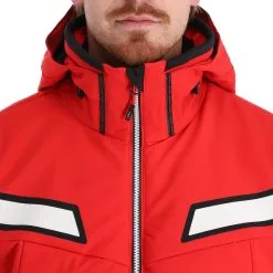 CMP, 32W0137 Veste De Ski Hommes Ferrari Rouge -ColourWear Soldes cmp 32w0137 aa jas gevoerd heren ferrari rood 22cmpxx139v3 BI 07