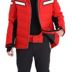 CMP, 32W0137 Veste De Ski Hommes Ferrari Rouge -ColourWear Soldes cmp 32w0137 aa jas gevoerd heren ferrari rood 22cmpxx139v3 BI 09