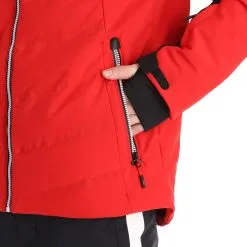 CMP, 32W0137 Veste De Ski Hommes Ferrari Rouge -ColourWear Soldes cmp 32w0137 aa jas gevoerd heren ferrari rood 22cmpxx139v3 BI 11