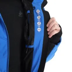 CMP, 32W0137 Veste De Ski Hommes Royal Bleu -ColourWear Soldes cmp 32w0137 aa jas gevoerd heren royal blauw 22cmpxx139v1 BI 09