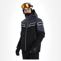 CMP, 32W0137 Veste De Ski Hommes Noir -ColourWear Soldes cmp 32w0137 aa jas gevoerd heren zwart 22cmpxx139v4 BI 04