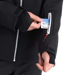 CMP, 32W0157 Veste De Ski Hommes Noir -ColourWear Soldes cmp 32w0157 aa jas gevoerd heren zwart 22cmpxx140v4 BI 07