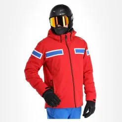 CMP, 32W0177 Veste De Ski Hommes Ferrari Rouge -ColourWear Soldes cmp 32w0177 aa jas gevoerd heren ferrari rood 22cmpxx141v1 BI 04