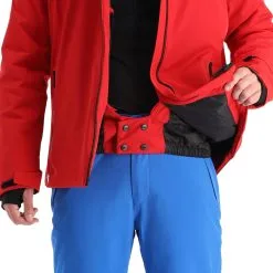 CMP, 32W0177 Veste De Ski Hommes Ferrari Rouge -ColourWear Soldes cmp 32w0177 aa jas gevoerd heren ferrari rood 22cmpxx141v1 BI 08