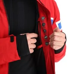 CMP, 32W0177 Veste De Ski Hommes Ferrari Rouge -ColourWear Soldes cmp 32w0177 aa jas gevoerd heren ferrari rood 22cmpxx141v1 BI 10