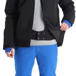 CMP, 32W0177 Veste De Ski Hommes Noir -ColourWear Soldes cmp 32w0177 aa jas gevoerd heren zwart 22cmpxx141v3 BI 09