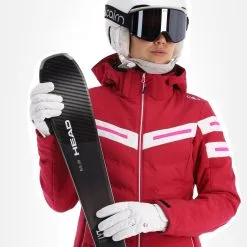 CMP, 32W0216 Veste De Ski Femmes Sangria Violet -ColourWear Soldes cmp 32w0216 aa jas gevoerd dames sangria paars 22cmpxx142v3 BI 05