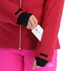 CMP, 32W0216 Veste De Ski Femmes Sangria Violet -ColourWear Soldes cmp 32w0216 aa jas gevoerd dames sangria paars 22cmpxx142v3 BI 10