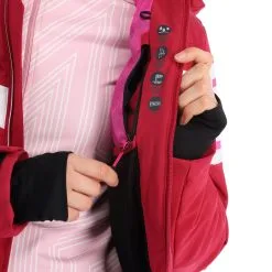 CMP, 32W0216 Veste De Ski Femmes Sangria Violet -ColourWear Soldes cmp 32w0216 aa jas gevoerd dames sangria paars 22cmpxx142v3 BI 11