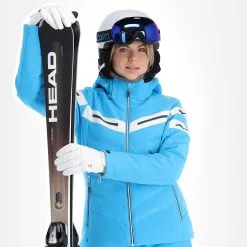 CMP, 32W0216 Veste De Ski Femmes Turquioise Bleu -ColourWear Soldes cmp 32w0216 aa jas gevoerd dames turquioise blauw 22cmpxx142v2 BI 05
