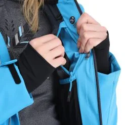 CMP, 32W0216 Veste De Ski Femmes Turquioise Bleu -ColourWear Soldes cmp 32w0216 aa jas gevoerd dames turquioise blauw 22cmpxx142v2 BI 09