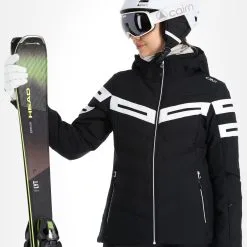 CMP, 32W0216 Veste De Ski Femmes Noir -ColourWear Soldes cmp 32w0216 aa jas gevoerd dames zwart 22cmpxx142v4 BI 04