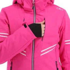 CMP, 32W0226 Veste De Ski Femmes Fluo Violet -ColourWear Soldes cmp 32w0226 aa jas gevoerd dames fluo paars 22cmpxx143v3 BI 11
