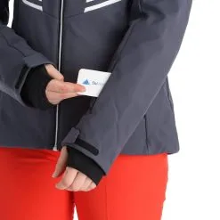 CMP, 32W0226 Veste De Ski Femmes Titanio Gris -ColourWear Soldes cmp 32w0226 aa jas gevoerd dames titanio grijs 22cmpxx143v4 BI 08