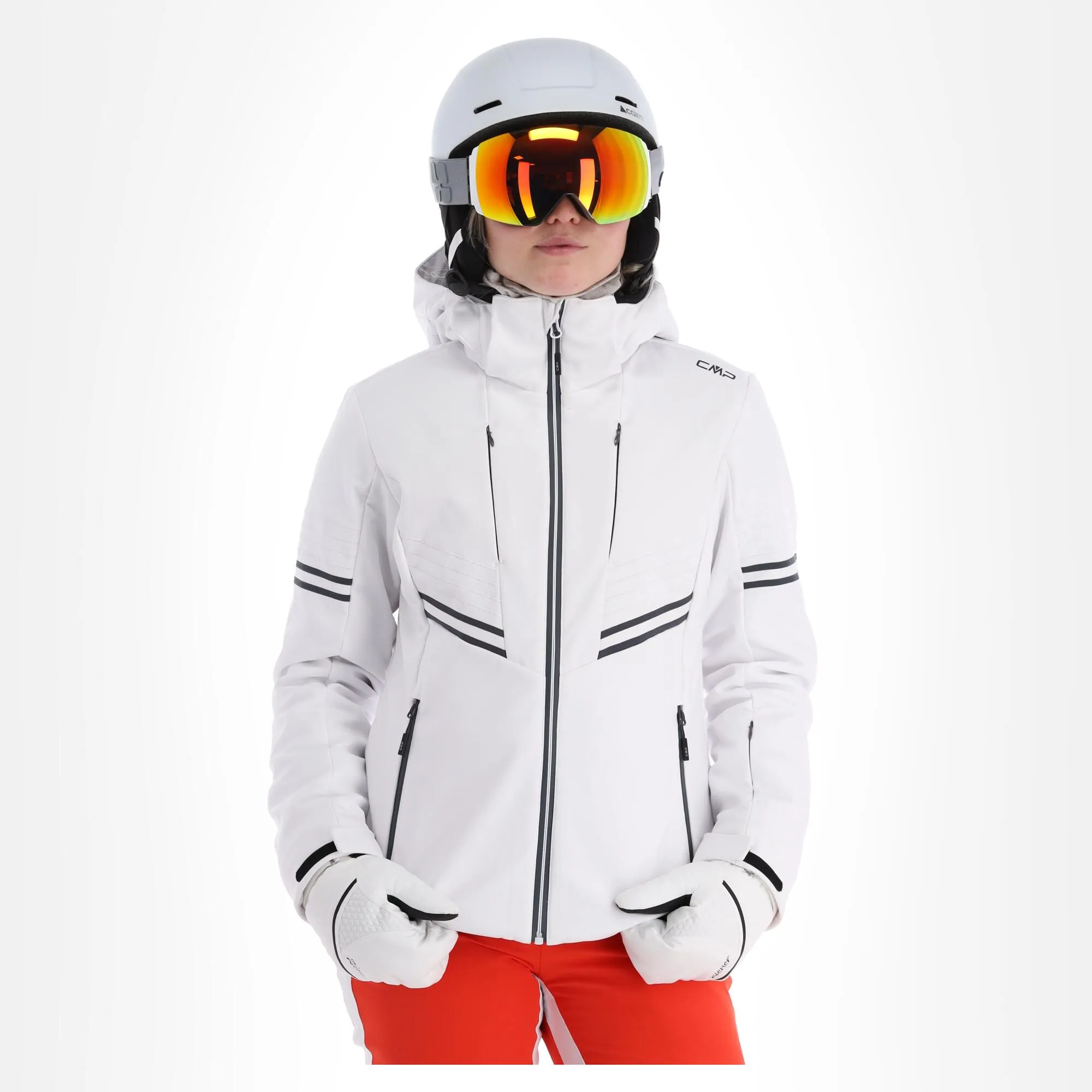 CMP, 32W0226 Veste De Ski Femmes Blanc 3 CMP, 32W0226 Veste De Ski Femmes Blanc