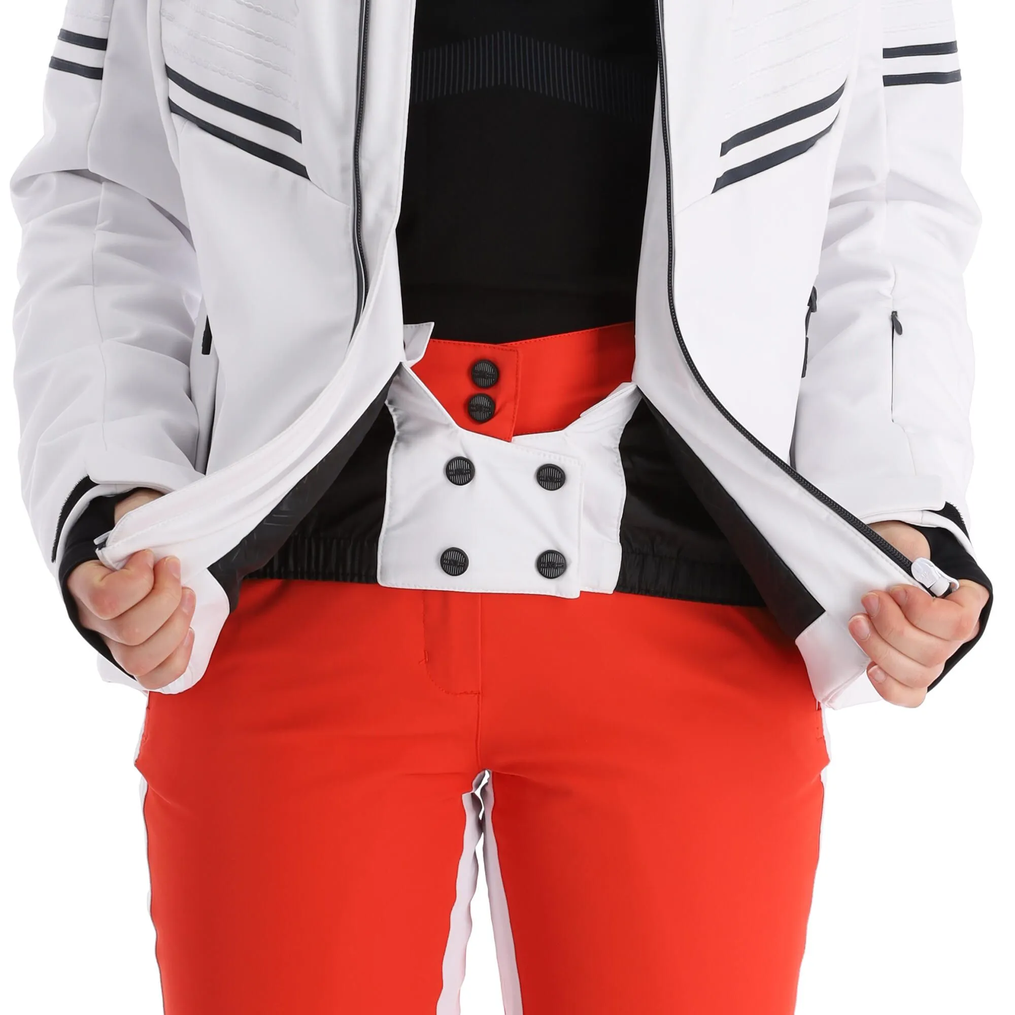 CMP, 32W0226 Veste De Ski Femmes Blanc 10 CMP, 32W0226 Veste De Ski Femmes Blanc – Image 8