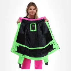 CMP, 32W0236 Veste De Ski Femmes Apple Fluo Vert -ColourWear Soldes cmp 32w0236 aa jas gevoerd dames apple fluo groen 22cmpxx144v3 BI 06
