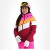 CMP, 32W0236 Veste De Ski Femmes Sangria Violet -ColourWear Soldes cmp 32w0236 aa jas gevoerd dames sangria paars 22cmpxx144v2 BI 02