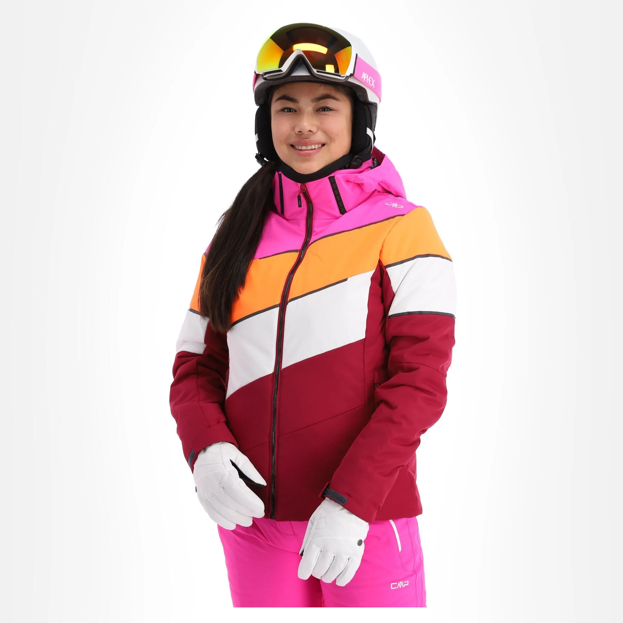CMP, 32W0236 Veste De Ski Femmes Sangria Violet 3 CMP, 32W0236 Veste De Ski Femmes Sangria Violet