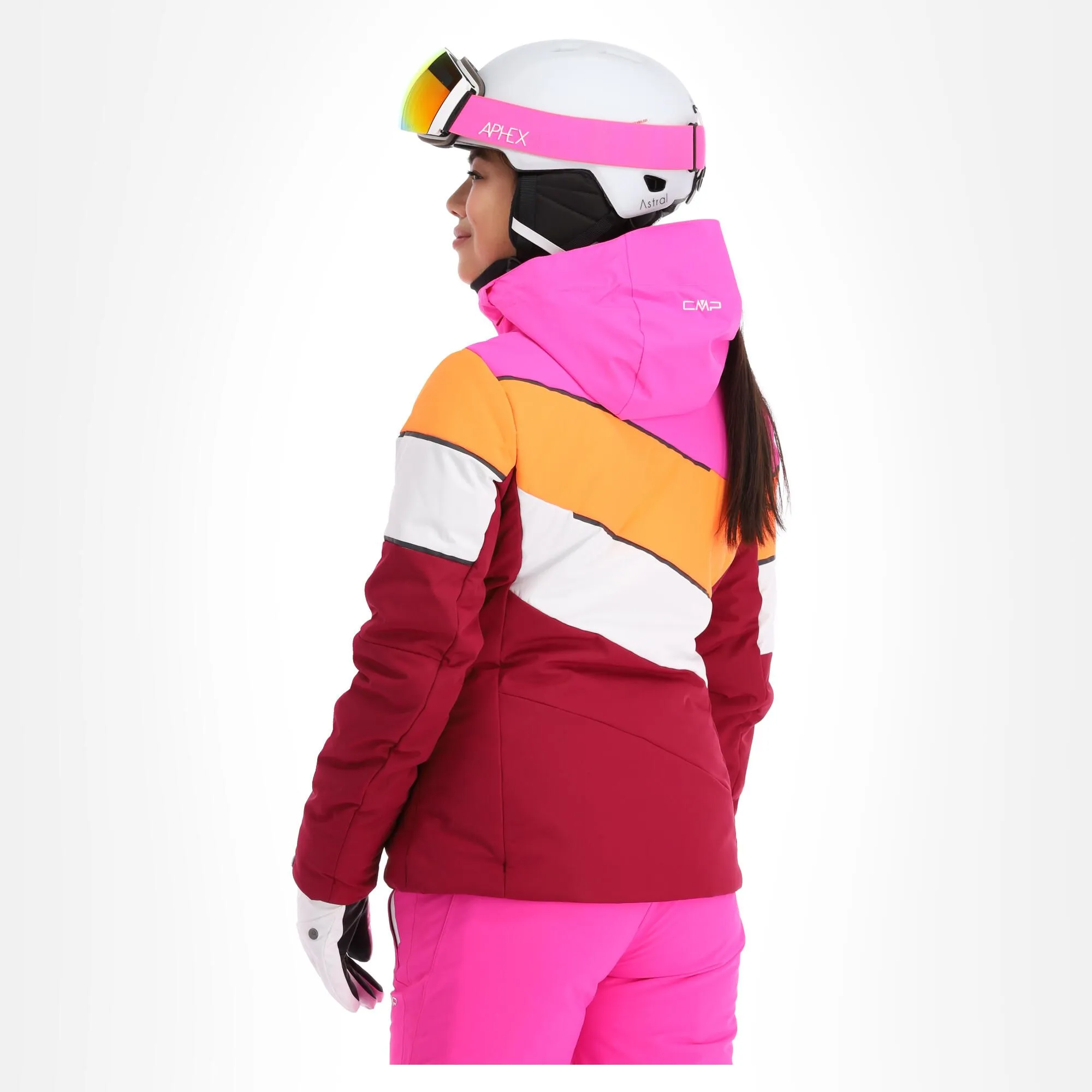 CMP, 32W0236 Veste De Ski Femmes Sangria Violet 4 CMP, 32W0236 Veste De Ski Femmes Sangria Violet – Image 2