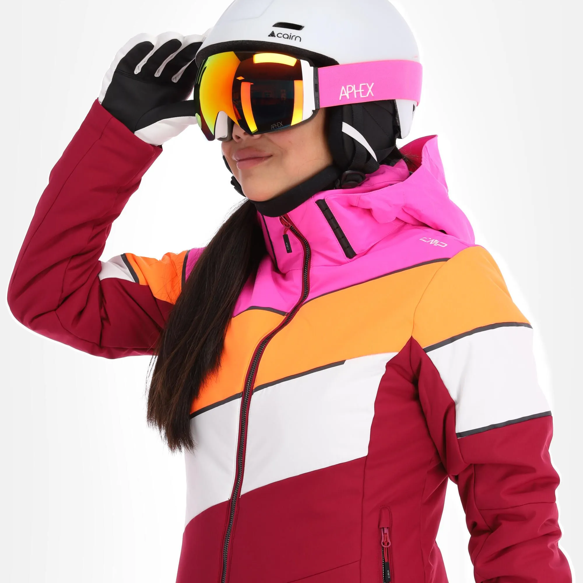 CMP, 32W0236 Veste De Ski Femmes Sangria Violet 6 CMP, 32W0236 Veste De Ski Femmes Sangria Violet – Image 4