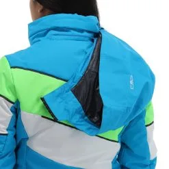 CMP, 32W0236 Veste De Ski Femmes Turquioise Bleu -ColourWear Soldes cmp 32w0236 aa jas gevoerd dames turquioise blauw 22cmpxx144v1 BI 10
