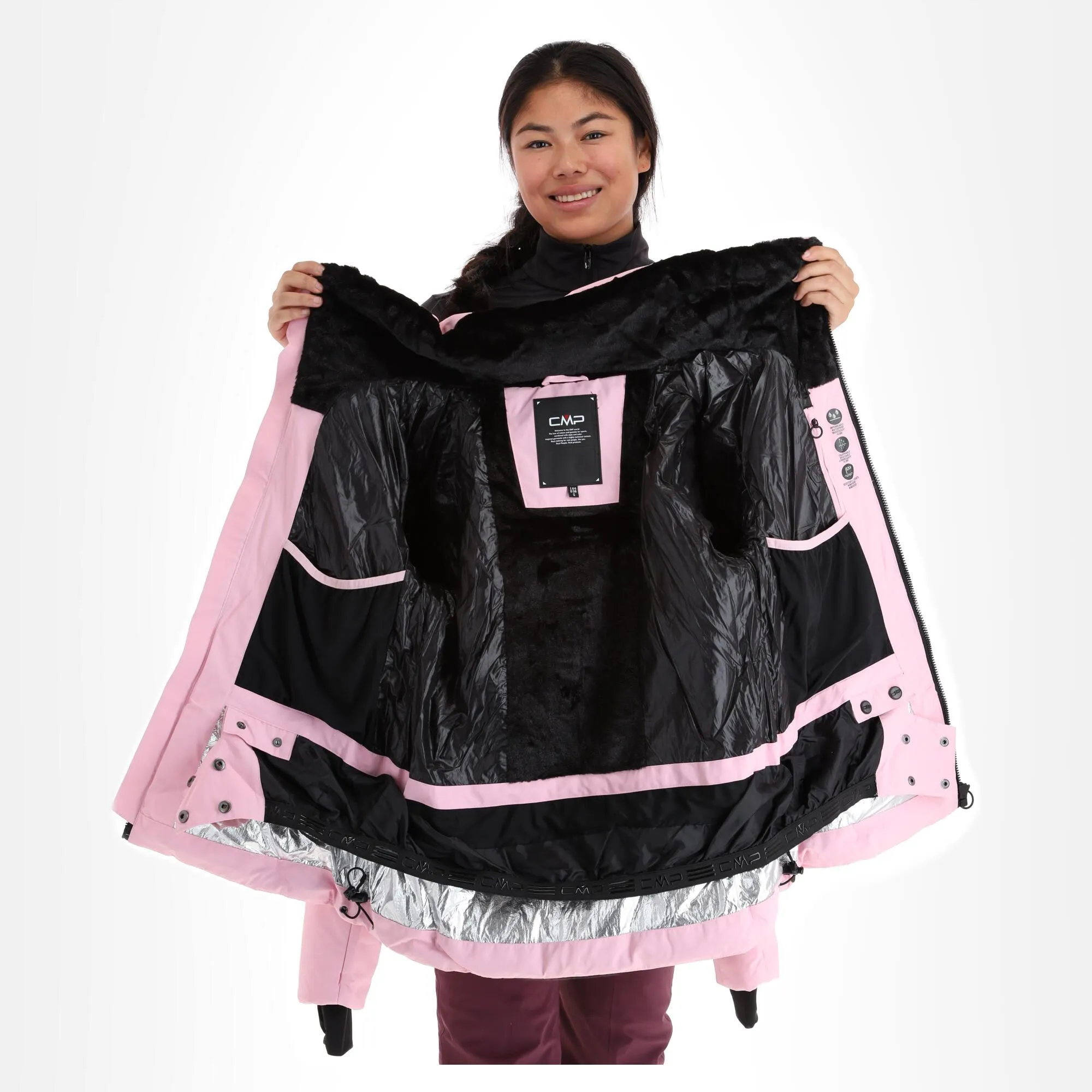 CMP, 32W0266 Veste De Ski Femmes Rose 7 CMP, 32W0266 Veste De Ski Femmes Rose – Image 5