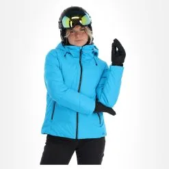 CMP, 32W0266 Veste De Ski Femmes Turquioise Bleu -ColourWear Soldes cmp 32w0266 aa jas gevoerd dames turquioise blauw 22cmpxx146v3 BI 04