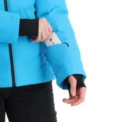 CMP, 32W0266 Veste De Ski Femmes Turquioise Bleu -ColourWear Soldes cmp 32w0266 aa jas gevoerd dames turquioise blauw 22cmpxx146v3 BI 08