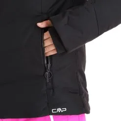 CMP, 32W0266 Veste De Ski Femmes Noir -ColourWear Soldes cmp 32w0266 aa jas gevoerd dames zwart 22cmpxx146v2 BI 09