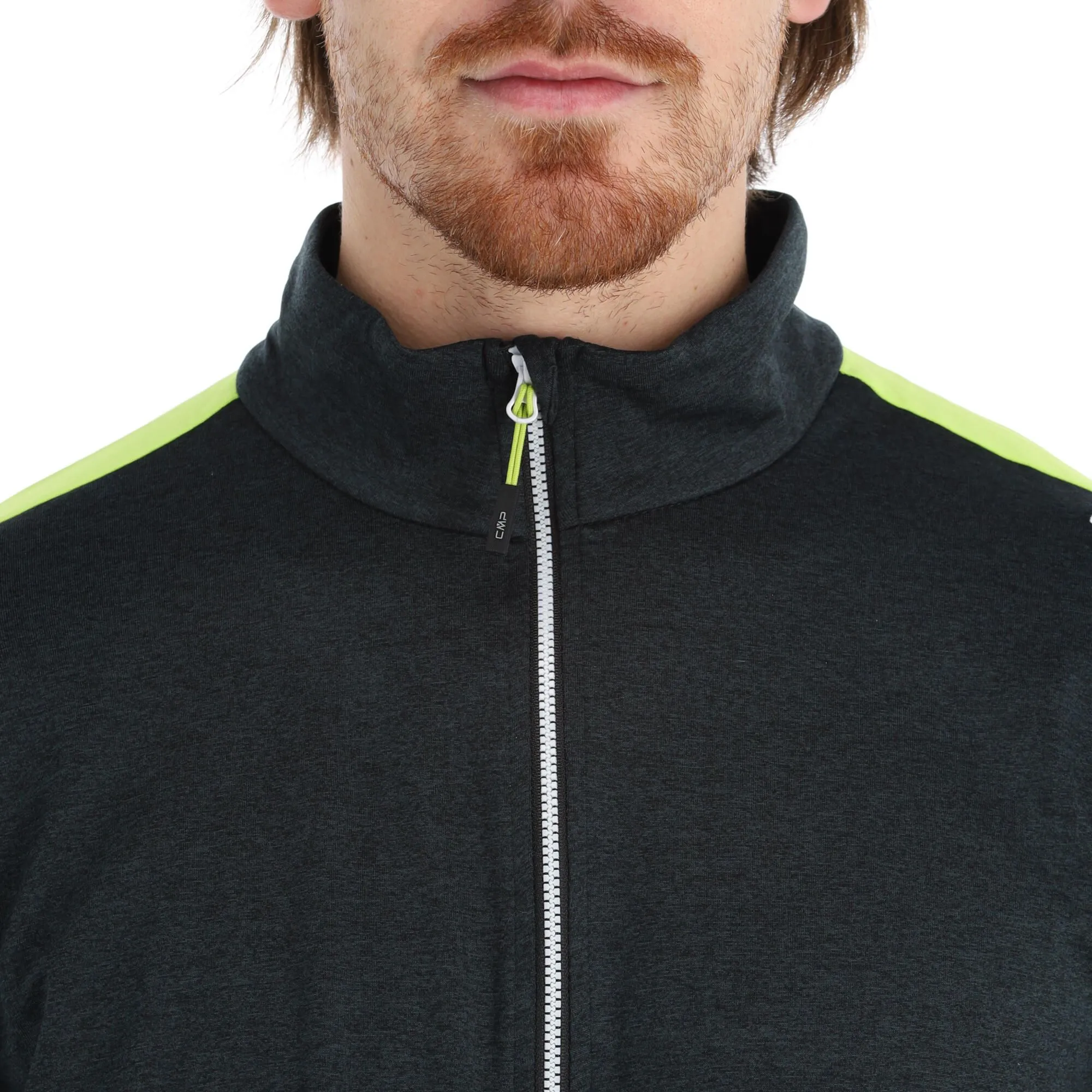 CMP, 39L2577 Pull De Ski Hommes Acid Melange Noir, Vert 6 CMP, 39L2577 Pull De Ski Hommes Acid Melange Noir, Vert – Image 4