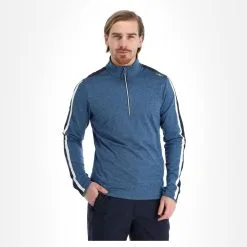 CMP, 39L2577 Pull De Ski Hommes Marine Melange Bleu