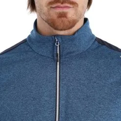 CMP, 39L2577 Pull De Ski Hommes Marine Melange Bleu -ColourWear Soldes cmp 39l2577 ga ski pully heren marine melange blauw 22cmpxx149v4 BI 05