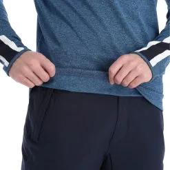 CMP, 39L2577 Pull De Ski Hommes Marine Melange Bleu -ColourWear Soldes cmp 39l2577 ga ski pully heren marine melange blauw 22cmpxx149v4 BI 06