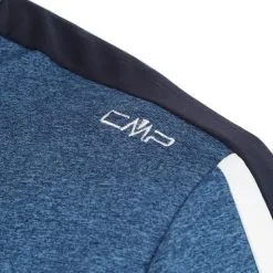 CMP, 39L2577 Pull De Ski Hommes Marine Melange Bleu -ColourWear Soldes cmp 39l2577 ga ski pully heren marine melange blauw 22cmpxx149v4 BI 07