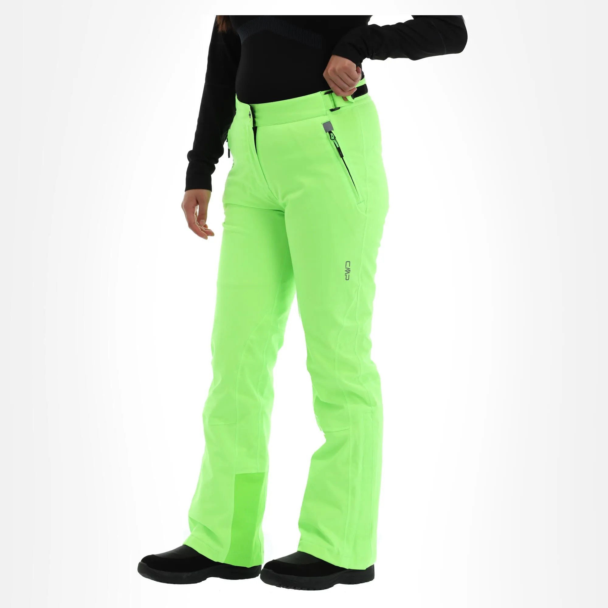 CMP, 3W18596N Pantalon De Ski Femmes Apple Fluo Vert 3 CMP, 3W18596N Pantalon De Ski Femmes Apple Fluo Vert