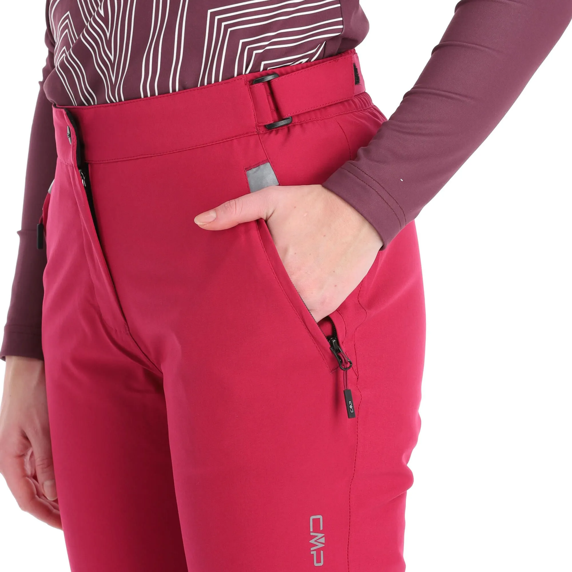 CMP, 3W18596N Pantalon De Ski Femmes Sangria Violet 9 CMP, 3W18596N Pantalon De Ski Femmes Sangria Violet – Image 7