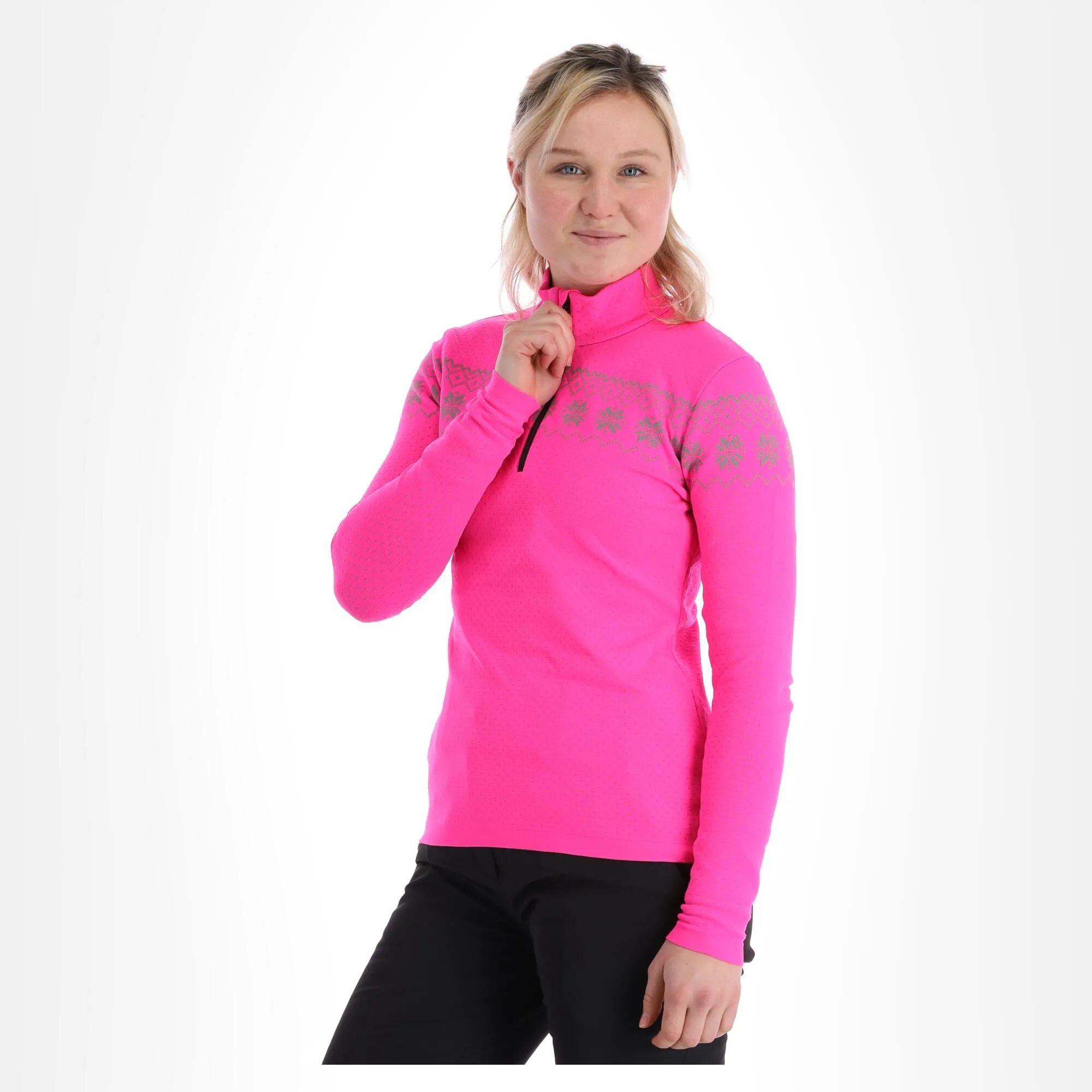 CMP, 7H96146 Pull De Ski Femmes Fluo Violet 5 CMP, 7H96146 Pull De Ski Femmes Fluo Violet – Image 3