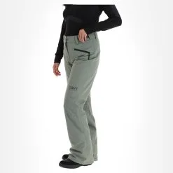 ColourWear, Cork Pant Pantalon De Ski Femmes Grey Vert -ColourWear Soldes colourwear cork pant ba skibroek gevoerd dames grey groen 22colou111v5 BI 04