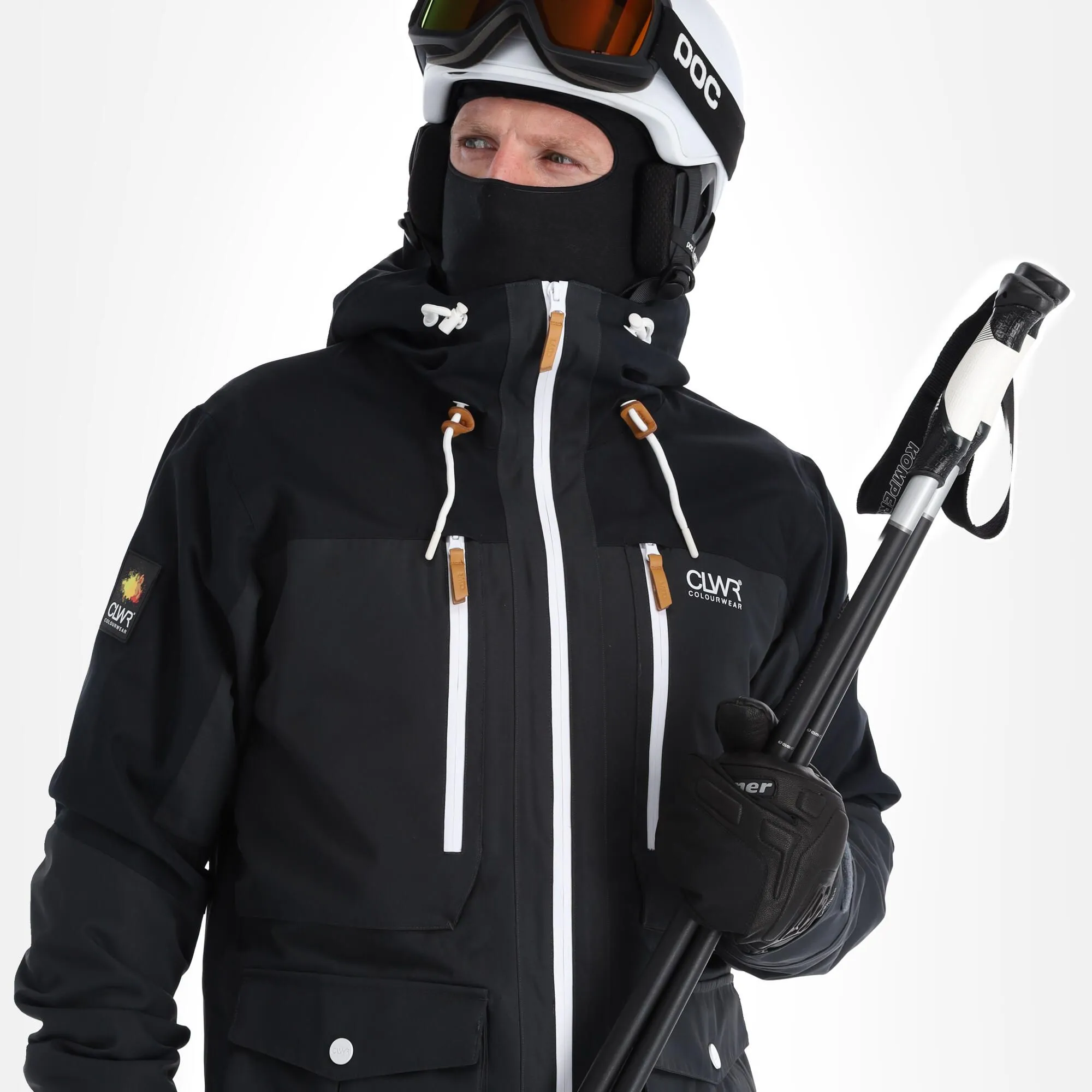 ColourWear, Falk Jacket Veste De Ski Hommes Antracithe Gris 6 ColourWear, Falk Jacket Veste De Ski Hommes Antracithe Gris – Image 4