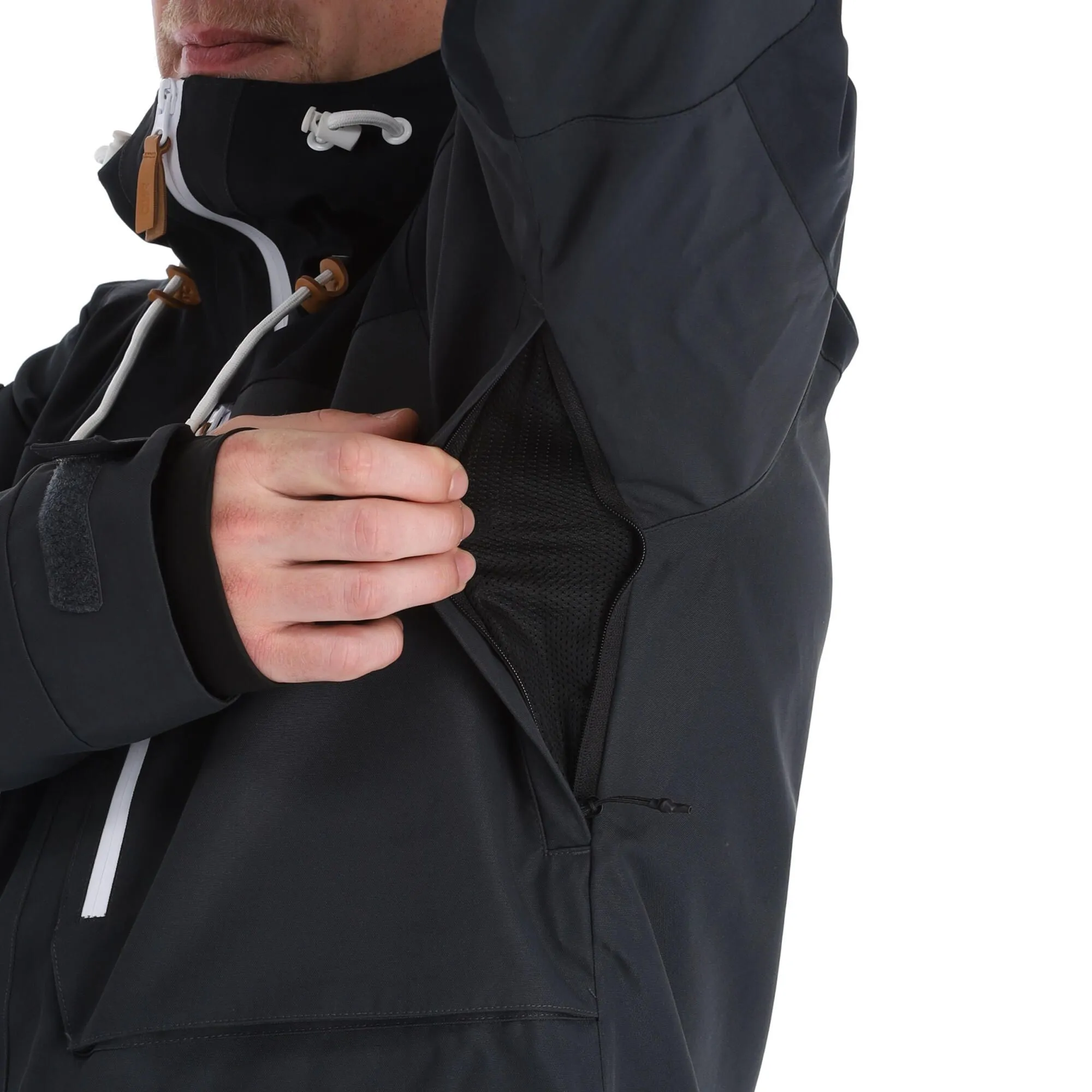 ColourWear, Falk Jacket Veste De Ski Hommes Antracithe Gris 12 ColourWear, Falk Jacket Veste De Ski Hommes Antracithe Gris – Image 10