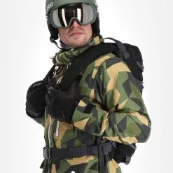 ColourWear, Falk Jacket Veste De Ski Hommes Camo Olive Vert -ColourWear Soldes colourwear falk jacket aa jas gevoerd heren camo olive groen 22colou101v4 BI 05