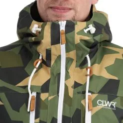ColourWear, Falk Jacket Veste De Ski Hommes Camo Olive Vert -ColourWear Soldes colourwear falk jacket aa jas gevoerd heren camo olive groen 22colou101v4 BI 07