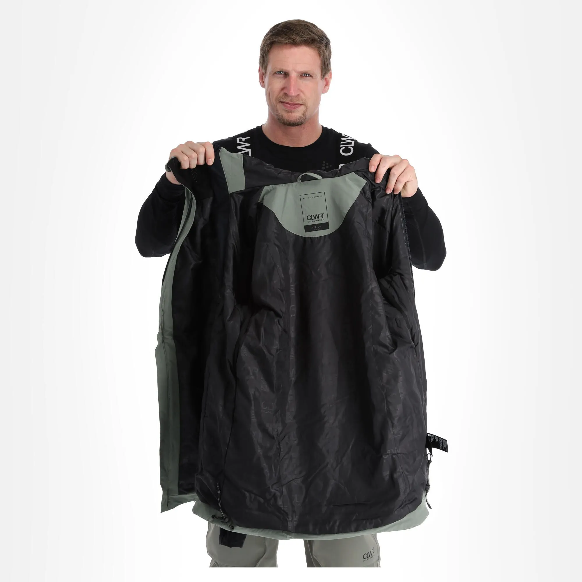 ColourWear, Foil Anorak Anorak D'hiver Hommes Grey Vert 7 ColourWear, Foil Anorak Anorak D'hiver Hommes Grey Vert – Image 5