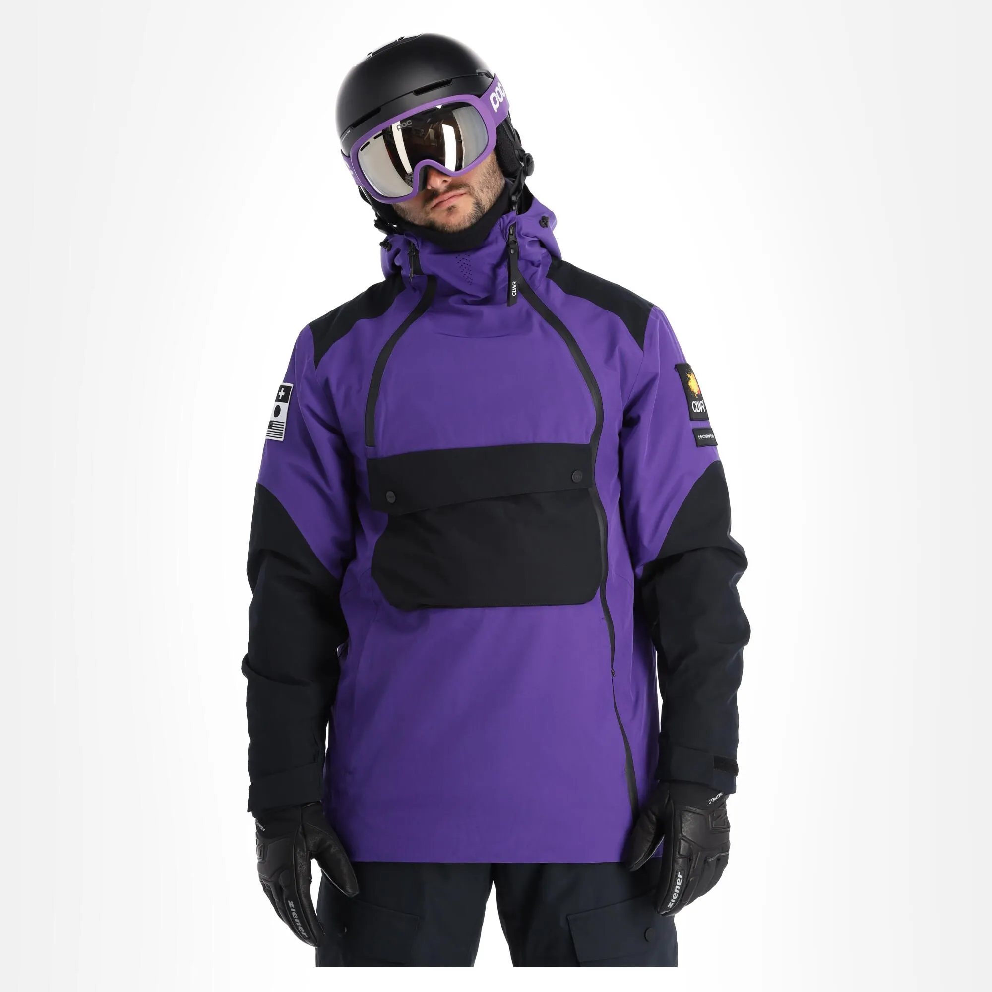 ColourWear, Foil Anorak Anorak D'hiver Hommes Violet 3 ColourWear, Foil Anorak Anorak D'hiver Hommes Violet