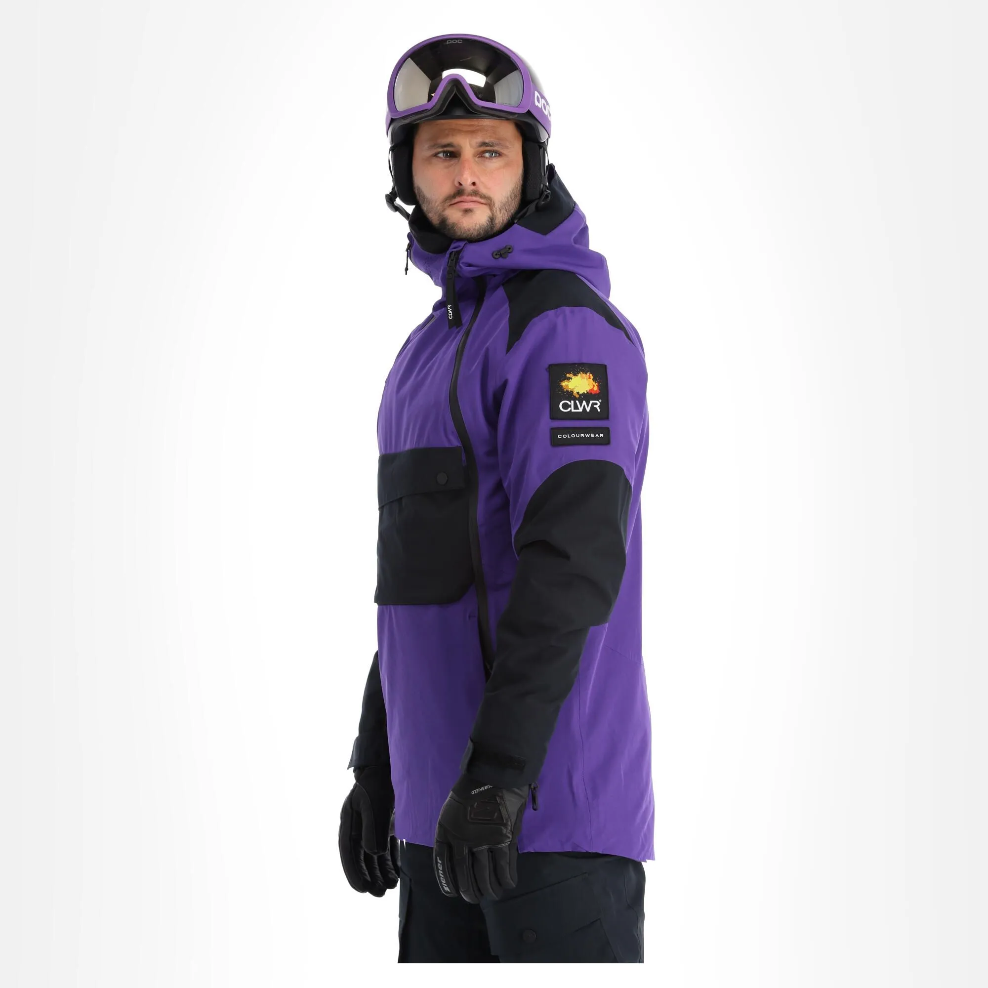 ColourWear, Foil Anorak Anorak D'hiver Hommes Violet 5 ColourWear, Foil Anorak Anorak D'hiver Hommes Violet – Image 3