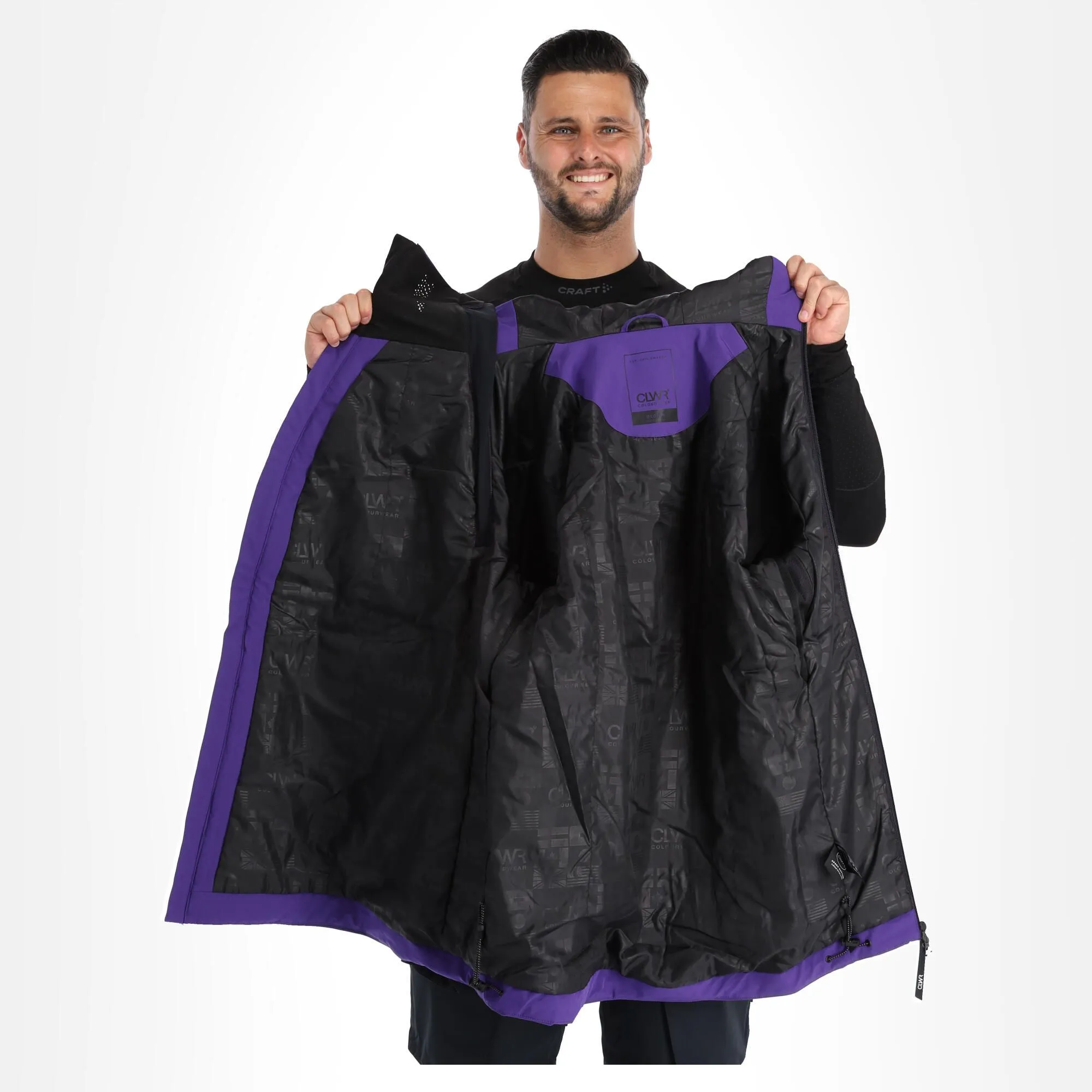 ColourWear, Foil Anorak Anorak D'hiver Hommes Violet 7 ColourWear, Foil Anorak Anorak D'hiver Hommes Violet – Image 5